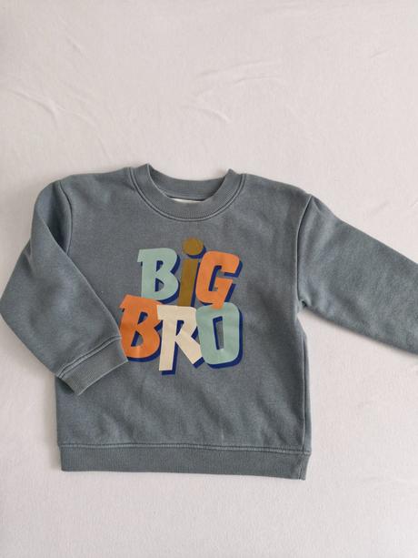 Mikina pre veľkého bračeka, h&m,92
