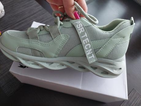 Zelené štýlové tenisky, 37