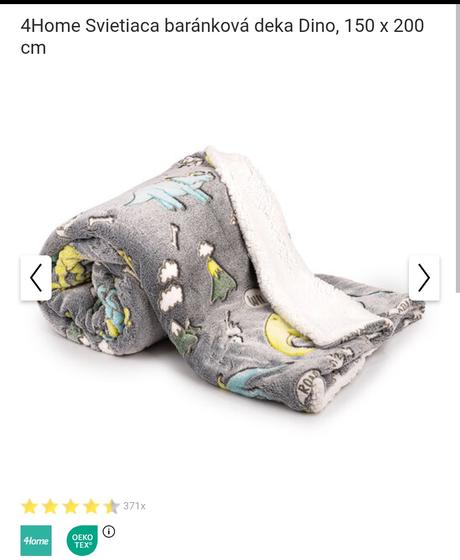 Set obliečky,deky, mikina,svietiaci dino, šírka (cm): 140,dĺžka (cm): 200