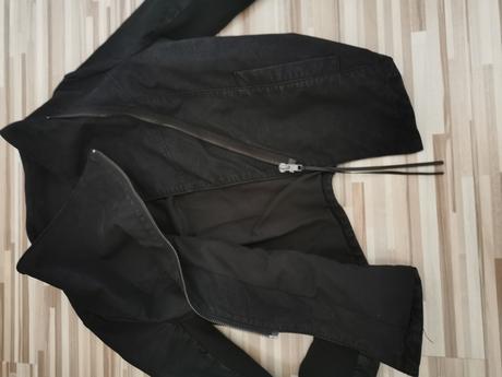 Krátka bunda z brúsenéj kože, takko,42