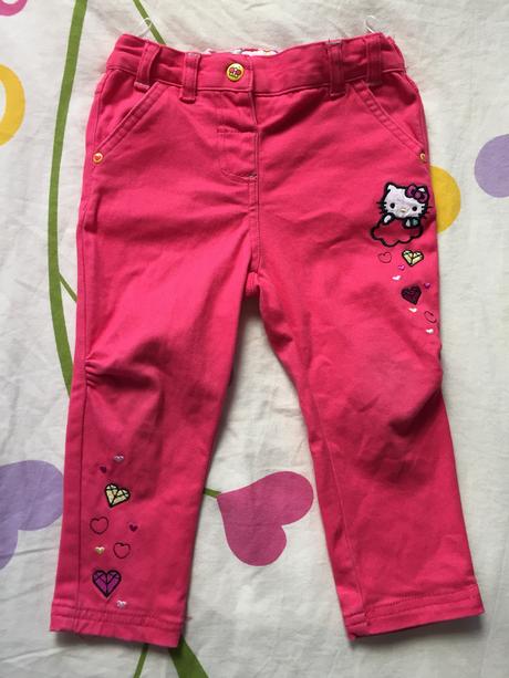 Nohavice "hello kitty", c&a,86