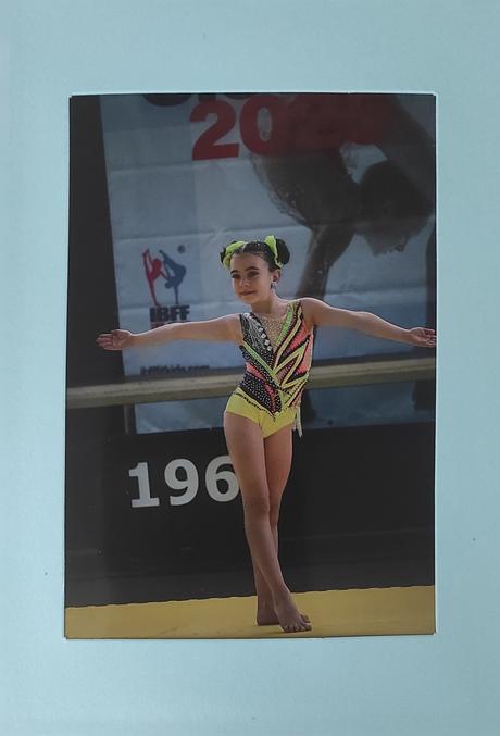 Súťažný gymnastický dres, 128