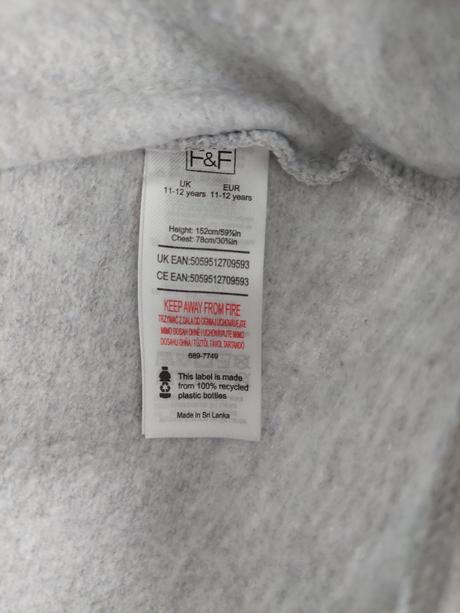 Teplákové šaty, f&f,146