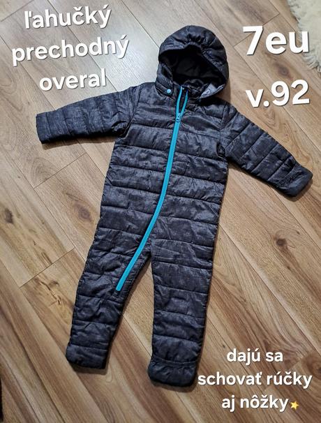 Ľahučký prechodný overal, 92