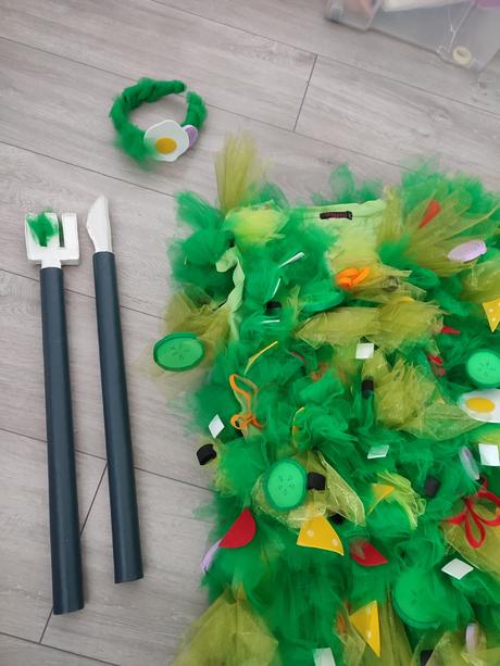 Detský kostým - šalát, 