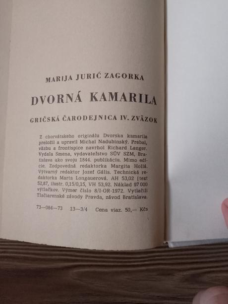 Marija jurič zagorka - dvorná kamarila, 