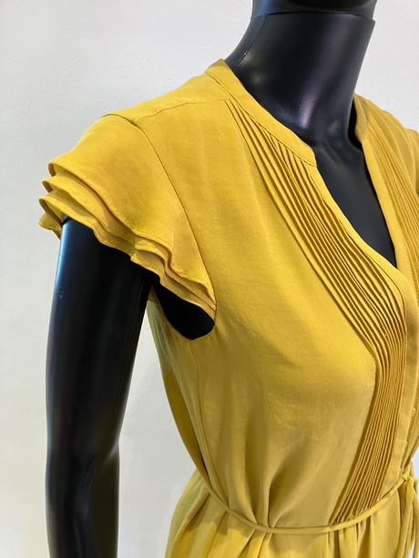 Dámske šaty horčicové h&m (xs), h&m,xs