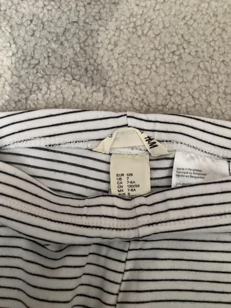 3/4 legíny, h&m,128