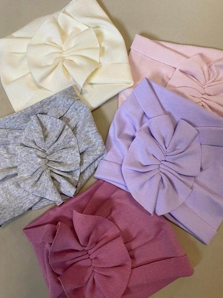 Bavlnená čelenka pre bábätká, 62 / 68 / 74 / 80