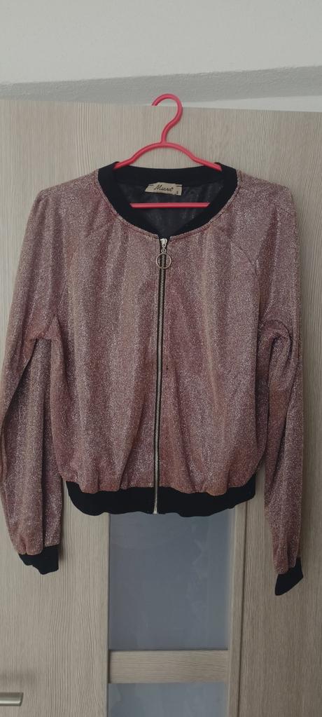 Predám dámsku lesklú bundu, s