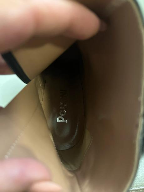 Luxusne kozene kotnikove cizmy pollini, 37