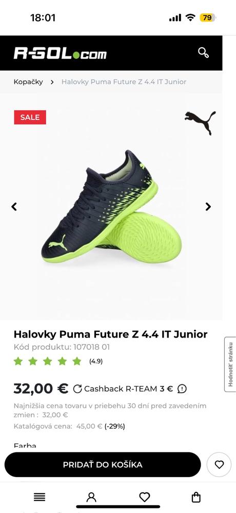 Halovky puma future z 4.4 it junior, puma,33