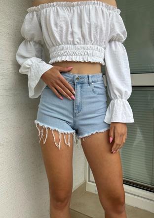 Modré kraťasy, tezenis,36
