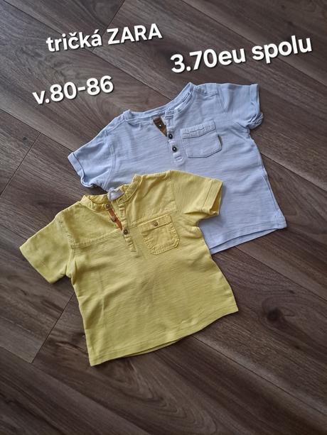Tričká zara, zara,80
