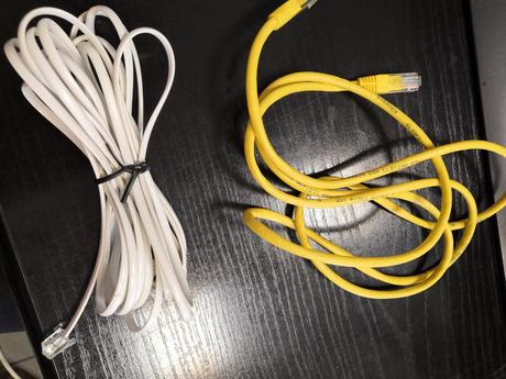 Sieťové káble a agcom vdsl splitter, 