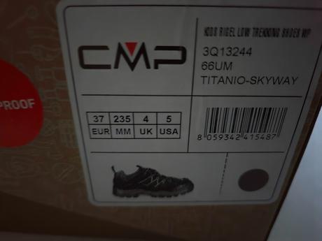 Trekové topánky cmp tiranio skyway, 37