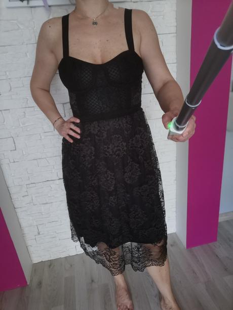 Imperial krajkové šaty, s