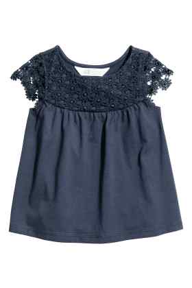 Tričko s kvietkami, h&m,140