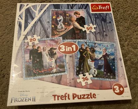 Puzzle frozen 2, 3v1, 