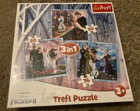 Puzzle frozen 2, 3v1, 