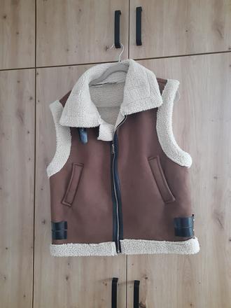 Vesta s kožušinou, l