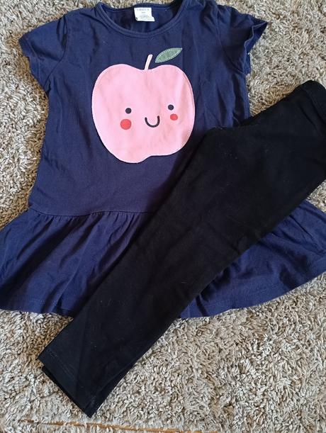 Komplet legíny a tunika 104, lindex,104