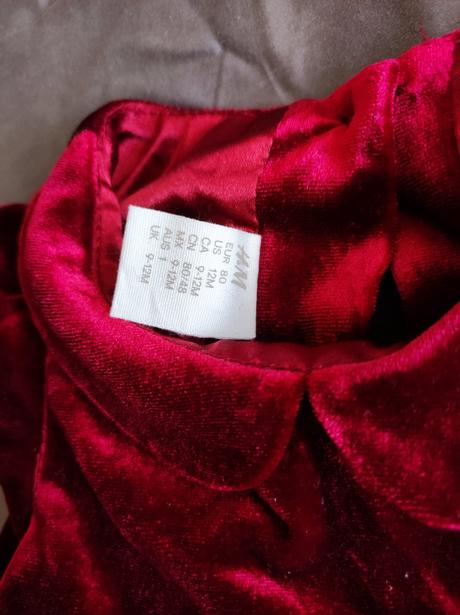 Vianočné šatky, h&m,80