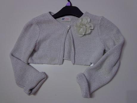 Svetrík kratší aj k šatám v. 110/116, bolerko, h&m,110