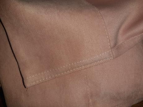 Závesy ružové, zamatové, 