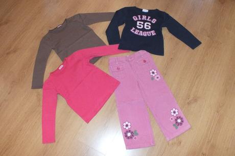 3x oblecene nohavice, super stav, cherokee,104