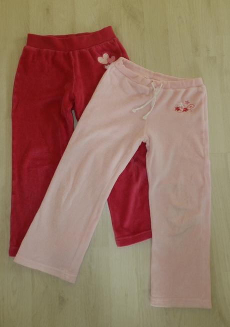 Tepláky 2 ks, lupilu,98