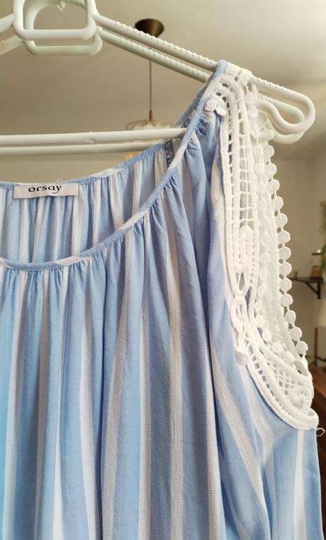 Krásna blúzka s čipkou a odhalenými ramenami orsay, orsay,38