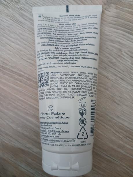 Avene nutrition mlieko 100ml, 