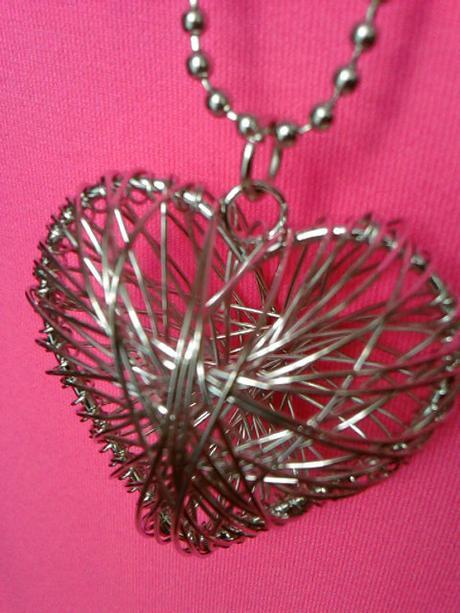 Náhrdelník v tvare srdca, 