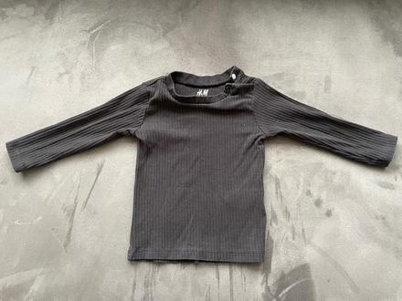 Čierne tričko h&m, h&m,74