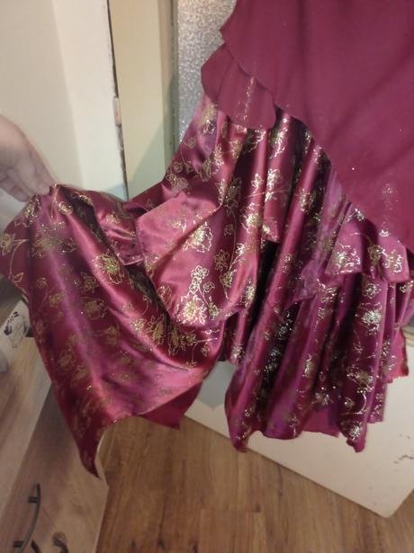 Spoločenské šaty bordova /vínová farba -, 46