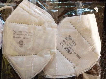 Samostatne baleny respirator ffp2, 