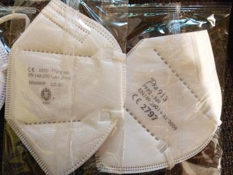 Samostatne baleny respirator ffp2, 