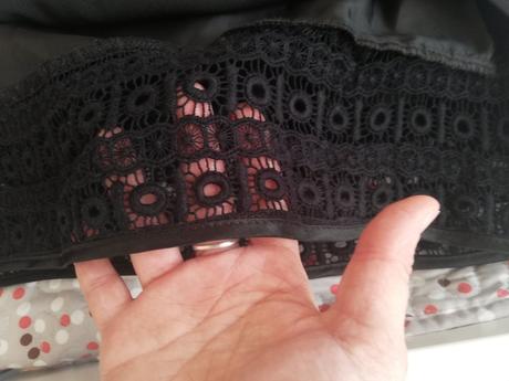 Čierna elegantna bluzka, 38