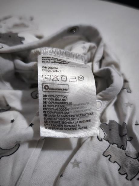 H&m pyžamká overaly dupačky, h&m,56