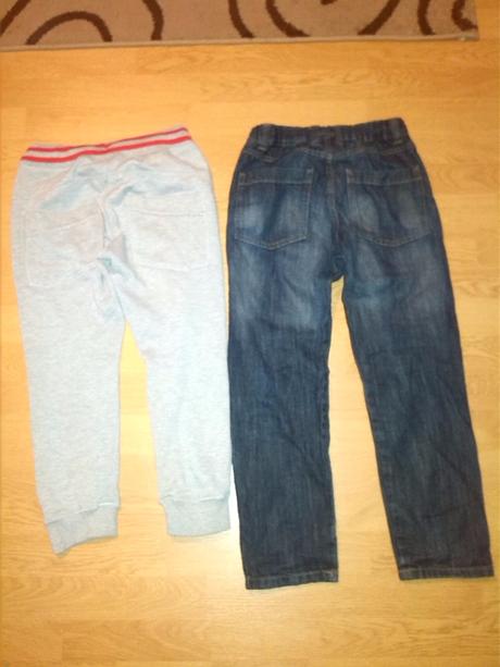 Chlapčenské nohavice, tričká, bundy - balík obleče, 122–134