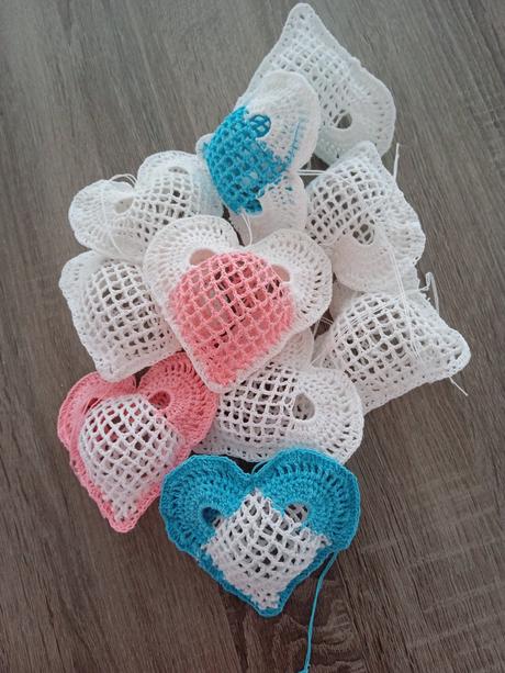 Vianočné háčkované ozdoby,