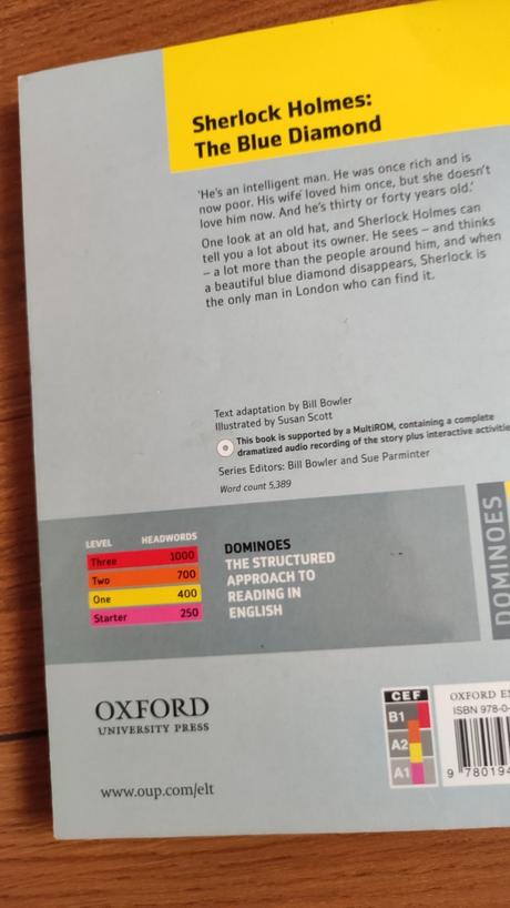 Knižka a učenie sa angličtiny sherlock, 
