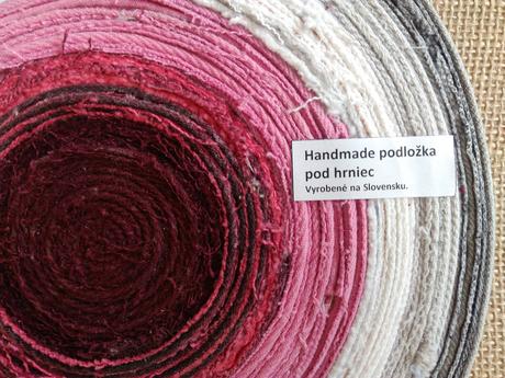 Podložka pod hrniec z rifloviny,
