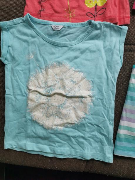 4 x tričko /1368/, h&m,80