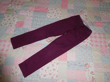 Kvalitné moderné nohavice slim, super stav, 128