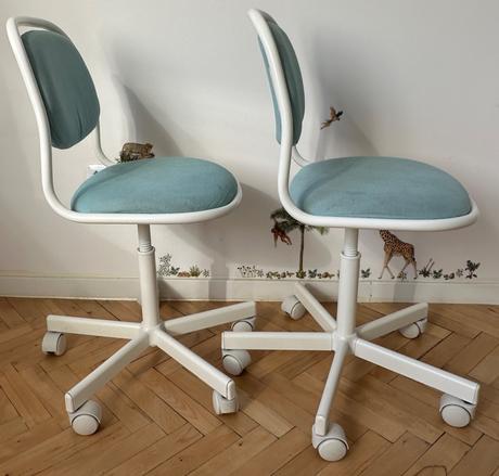 Ikea iörfjäll detská stolicka biela svetl.,