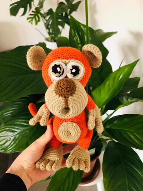 Háčkovaná hračka pre detičky,