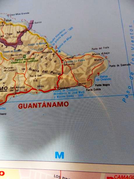 Podrobná mapa kuba,