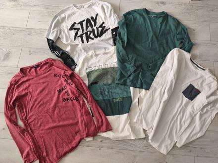 Balík tričiek s dlhým rukávom, 164